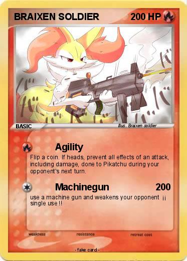 Pokemon BRAIXEN SOLDIER
