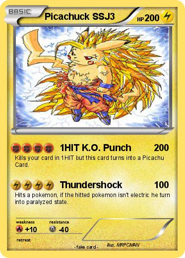 Pokemon Picachuck SSJ3