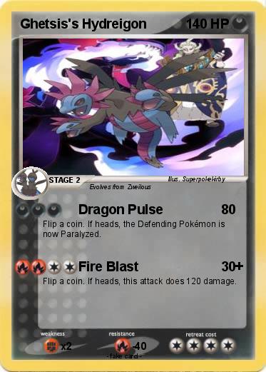 Pokemon Ghetsis's Hydreigon