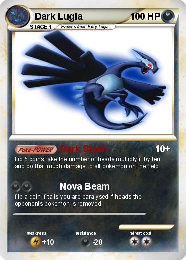Pokemon Dark Lugia