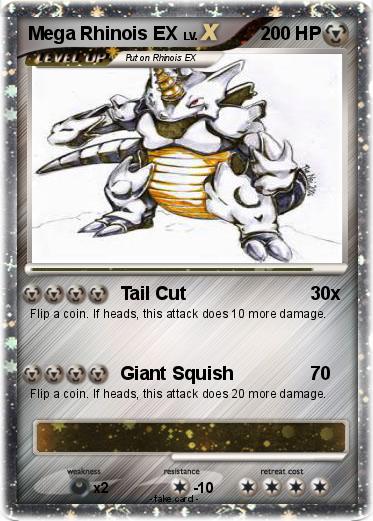 Pokemon Mega Rhinois EX