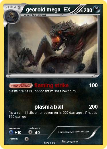 Pokemon georoid mega  EX