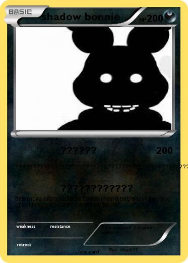 Pokemon shadow bonnie