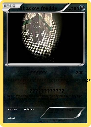 Pokemon shadow freddy