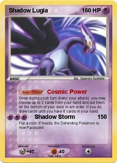 Pokemon Shadow Lugia
