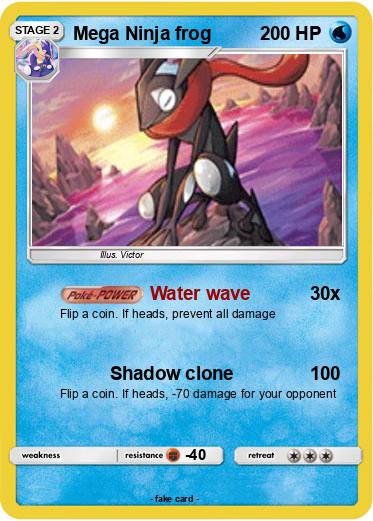 Pokemon Mega Ninja frog