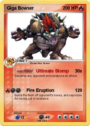 Pokemon Giga Bowser