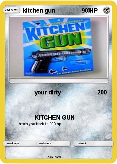 Pokemon kitchen gun                    0
