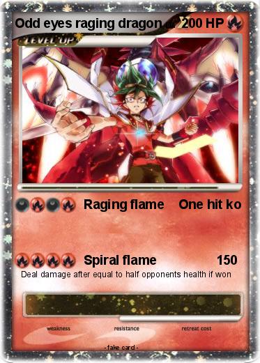 Pokemon Odd eyes raging dragon