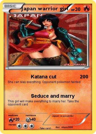 Pokemon Japan warrior girl
