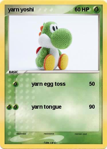 Pokemon yarn yoshi