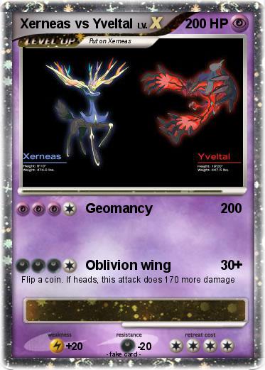 Pokemon Xerneas vs Yveltal
