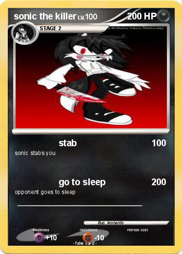 Pokemon sonic the killer