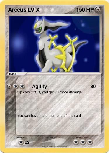 Pokemon Arceus LV X 