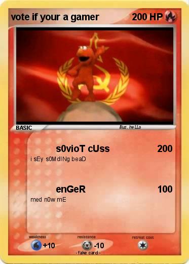 Pokemon vote if your a gamer