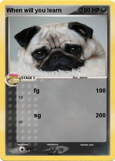Pokemon When will you learn