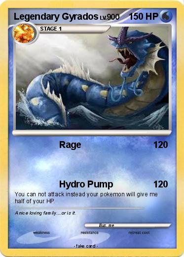 Pokemon Legendary Gyrados