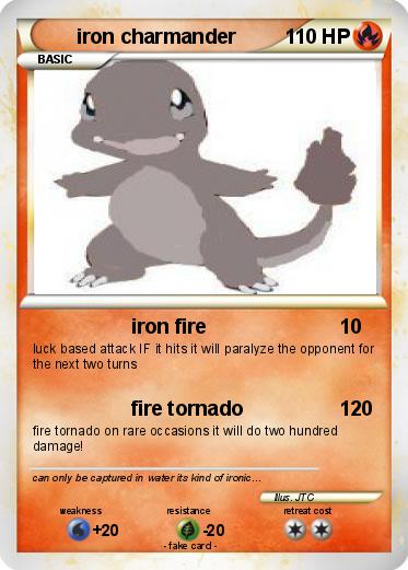 Pokemon iron charmander