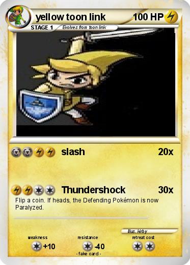 Pokemon yellow toon link