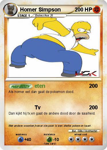 Pokemon Homer Simpson
