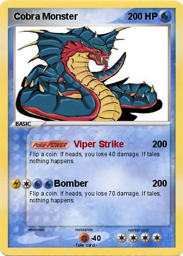 Pokemon Cobra Monster