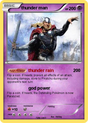 Pokemon thunder man