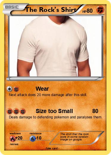 Pokemon The Rock's Shirt