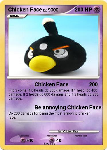 Pokemon Chicken Face