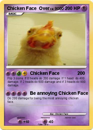 Pokemon Chicken Face  Over