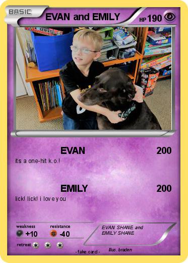 Pokemon EVAN and EMILY