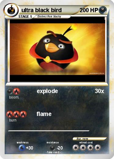 Pokemon ultra black bird