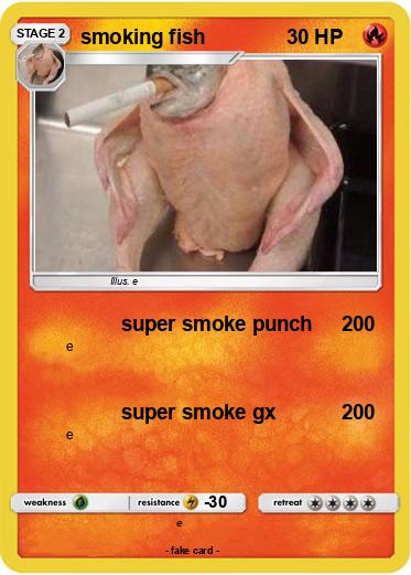 Pokemon smoking fish