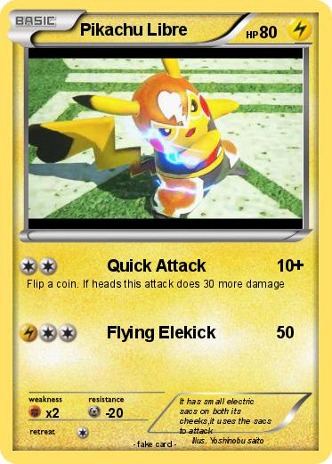 Pokemon Pikachu Libre
