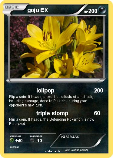 Pokemon goju EX