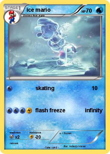 Pokemon ice mario