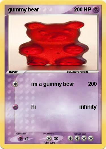 Pokemon gummy bear