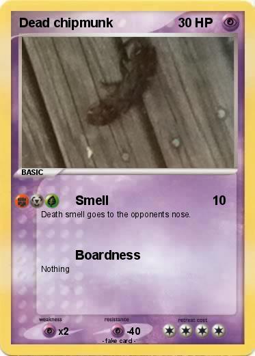 Pokemon Dead chipmunk