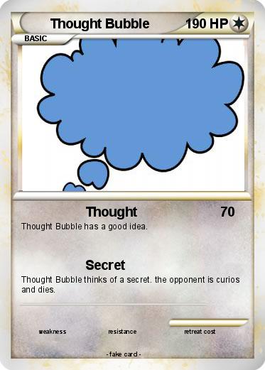 Pokemon Thought Bubble