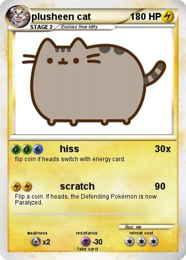 Pokemon plusheen cat