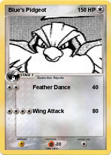 Pokemon Blue's Pidgeot