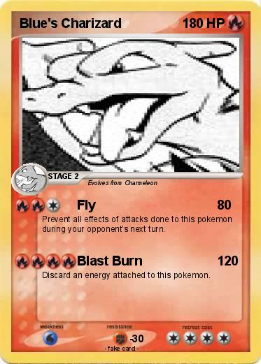 Pokemon Blue's Charizard
