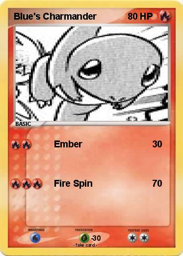 Pokemon Blue's Charmander