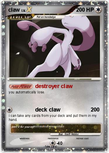 Pokemon claw