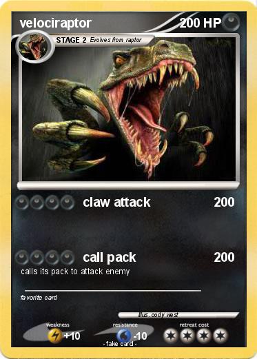 Pokemon velociraptor