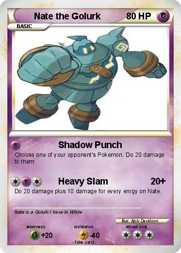 Pokemon Nate the Golurk