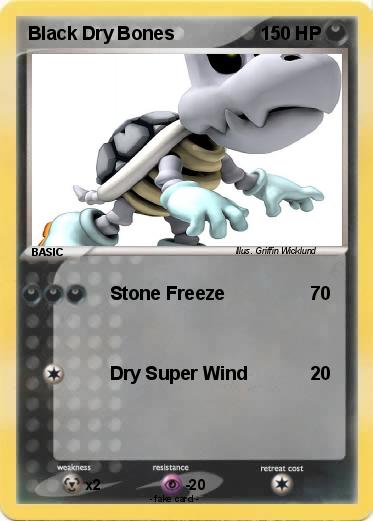 Pokemon Black Dry Bones