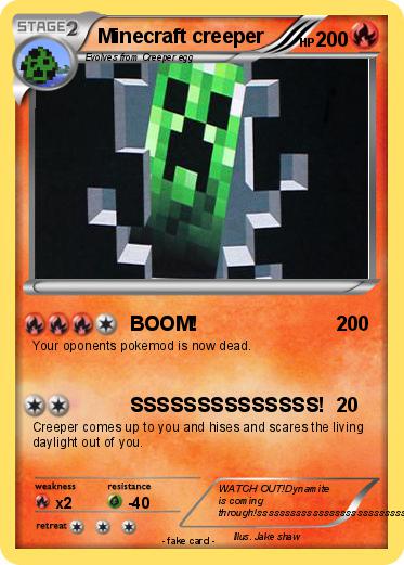 Pokemon Minecraft creeper