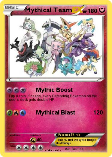 Pokemon Mythical Team