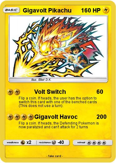 Pokemon Gigavolt Pikachu
