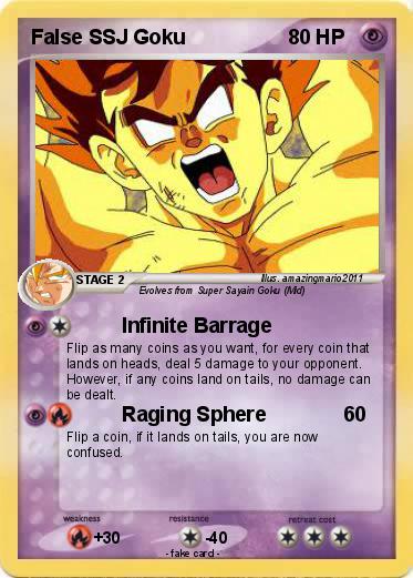 Pokemon False SSJ Goku